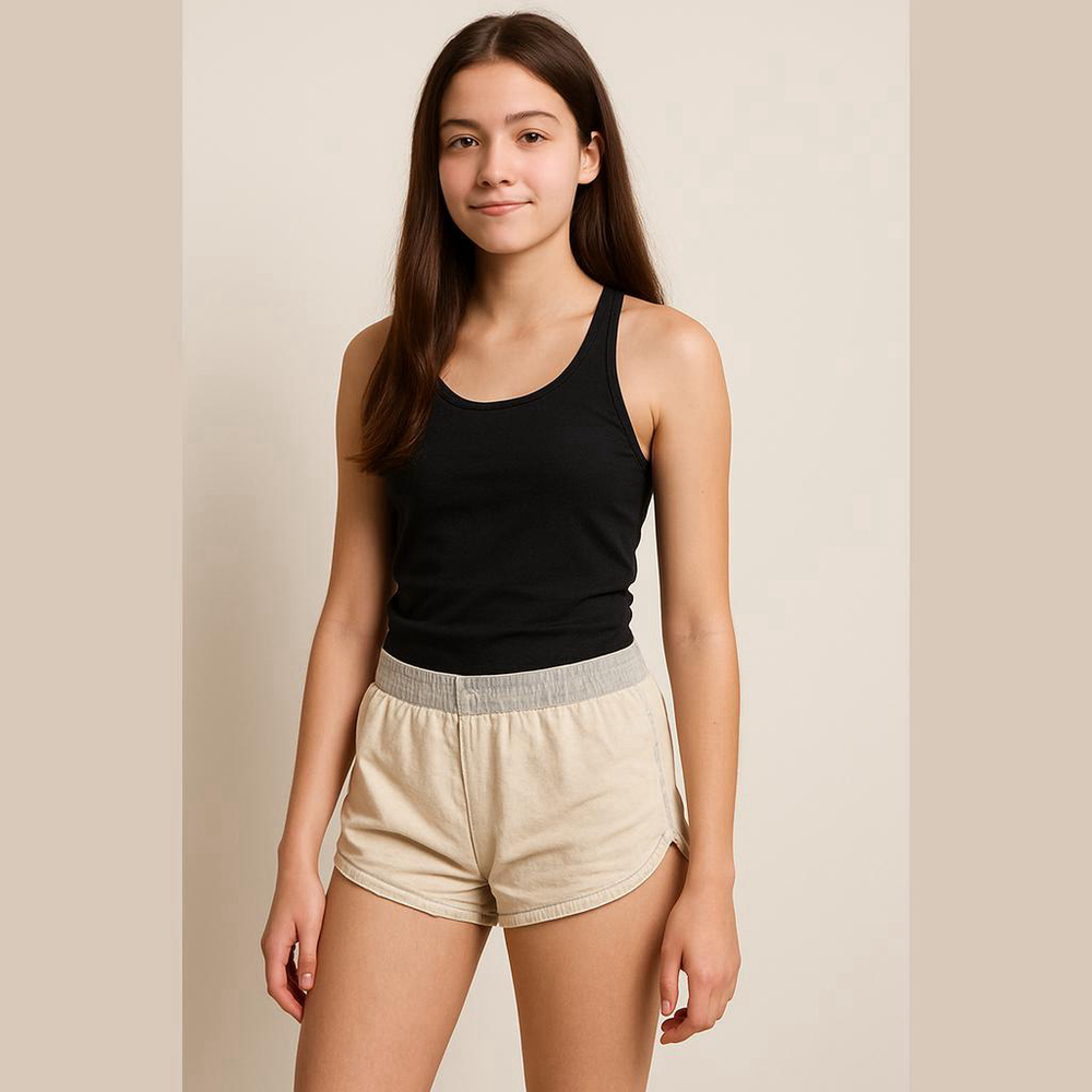 Charlotte Russe Lounge Shorts Y2K Baby Blue Waistband Size S